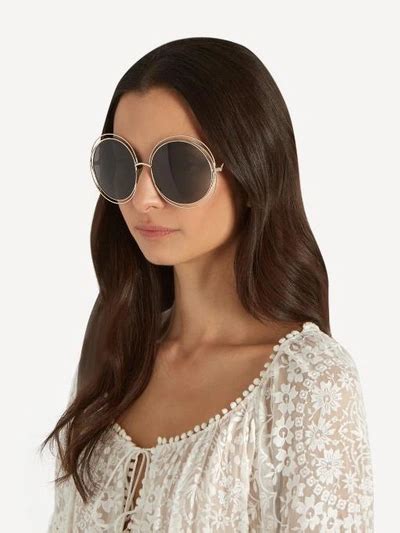 Women's Carlina Round Oversized Sunglasses, 62mm